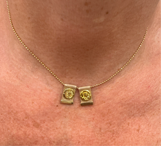 Cuchi Scapular – Guadalupe & Sacred Heart Chain Edition