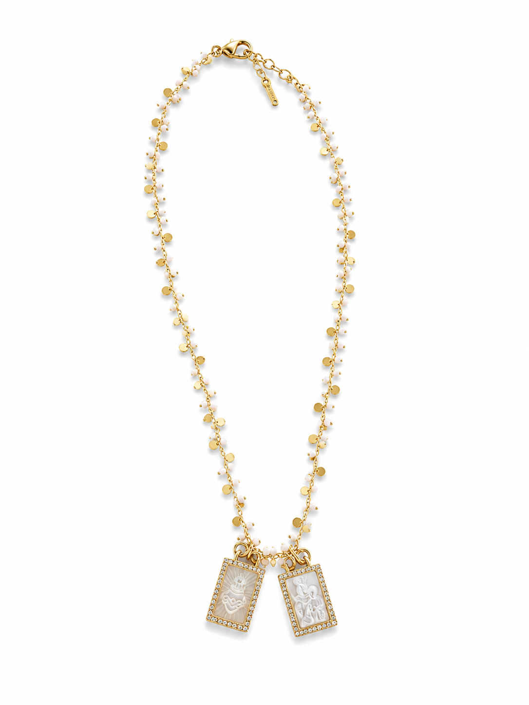 One of a Kind | Mother of Pearl Scapular Necklace