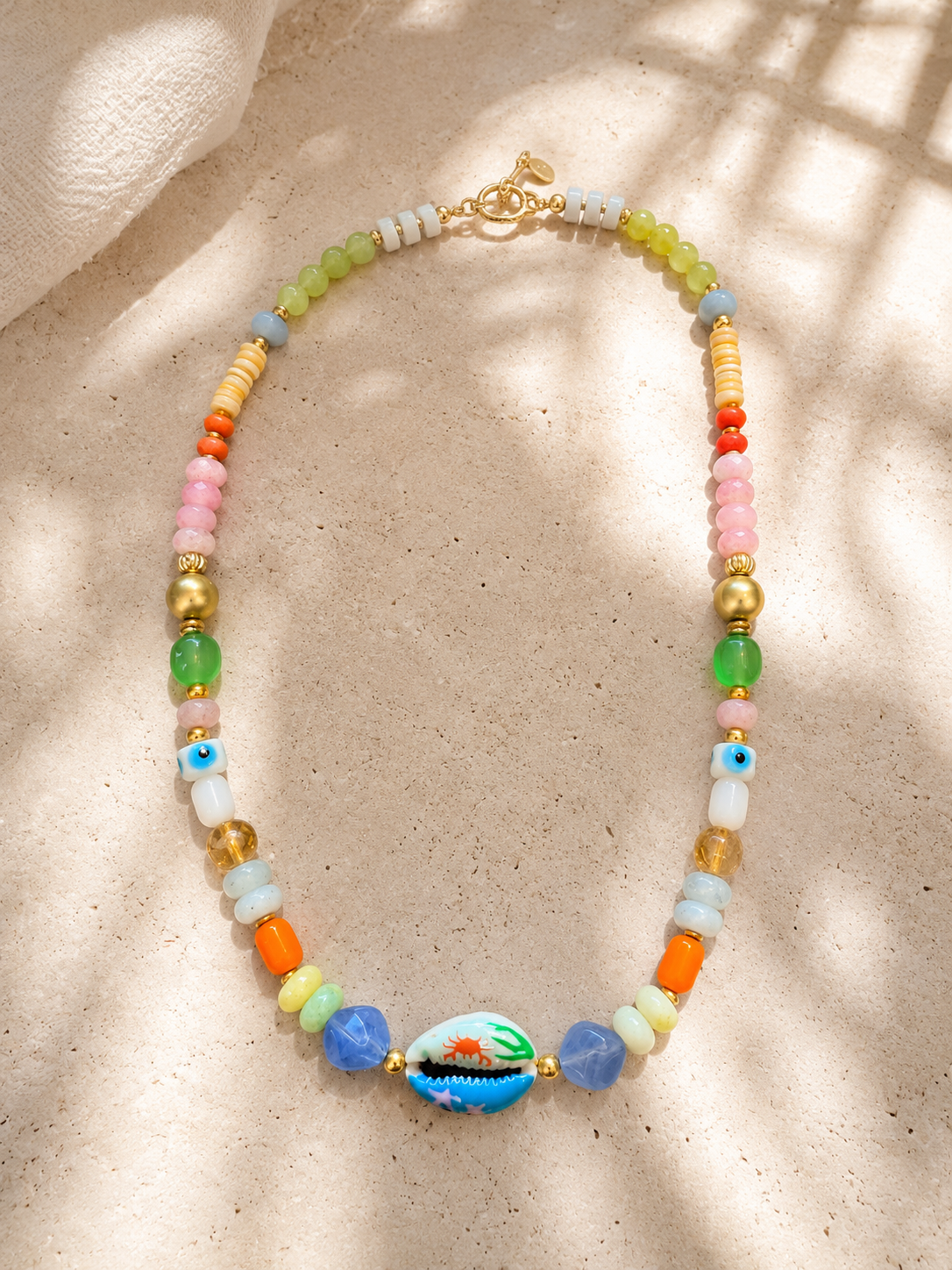 Seashell Charm Necklace