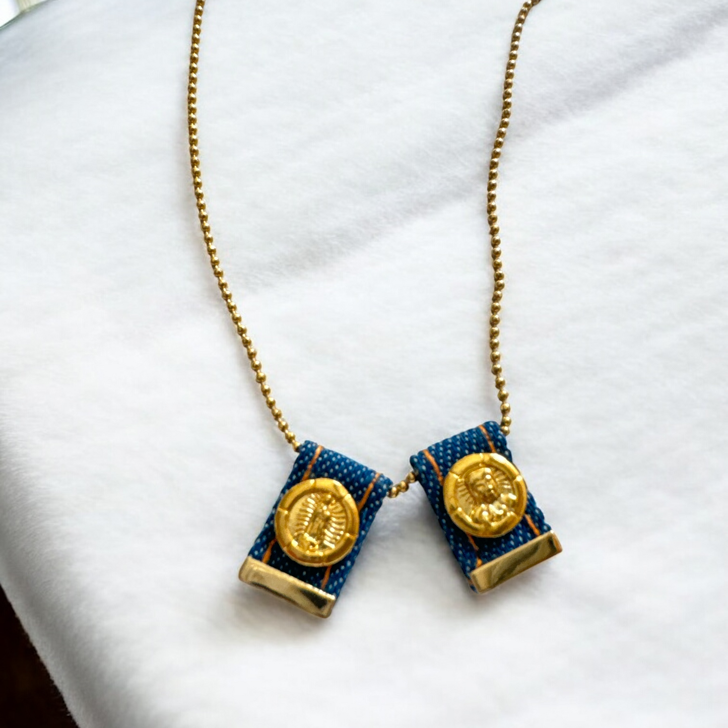 Our Lady of Guadalupe Denim Scapular