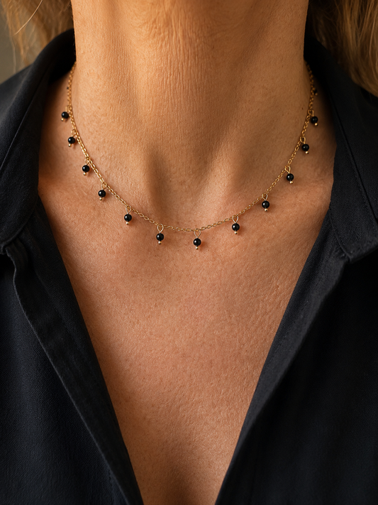 Midnight Drops Choker