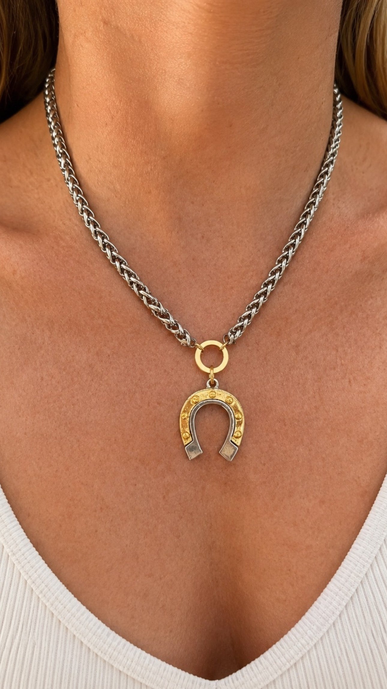 Lucky Horseshoe Necklace