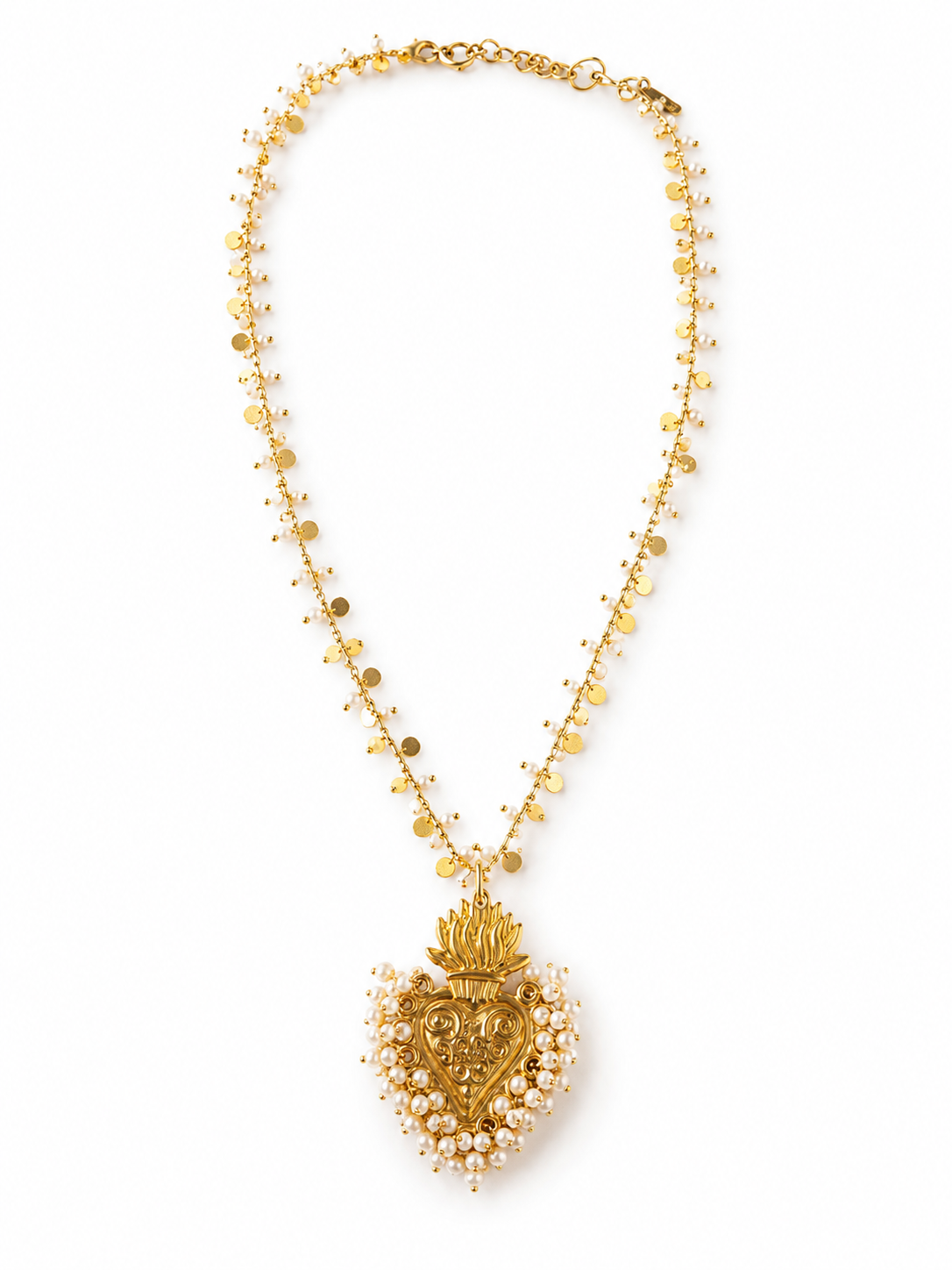 Collar de Cuentas Sagrado Corazón