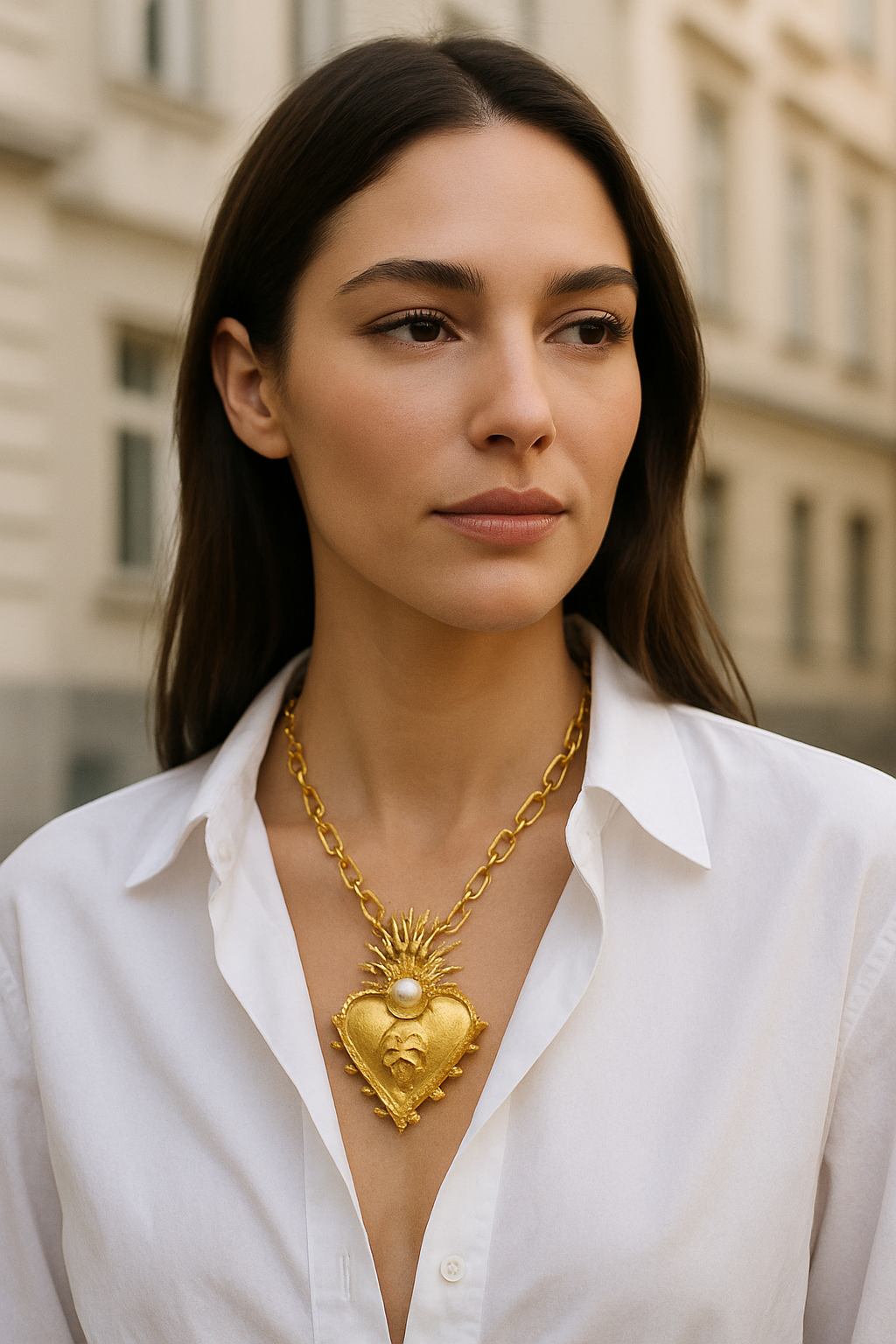 Sacred Heart Medallion