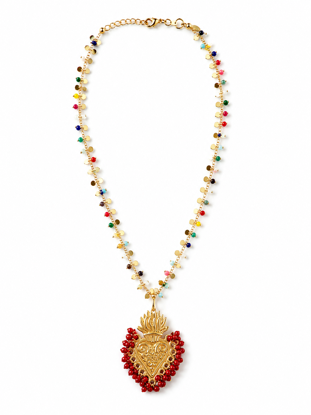 Collar de Cuentas Sagrado Corazón