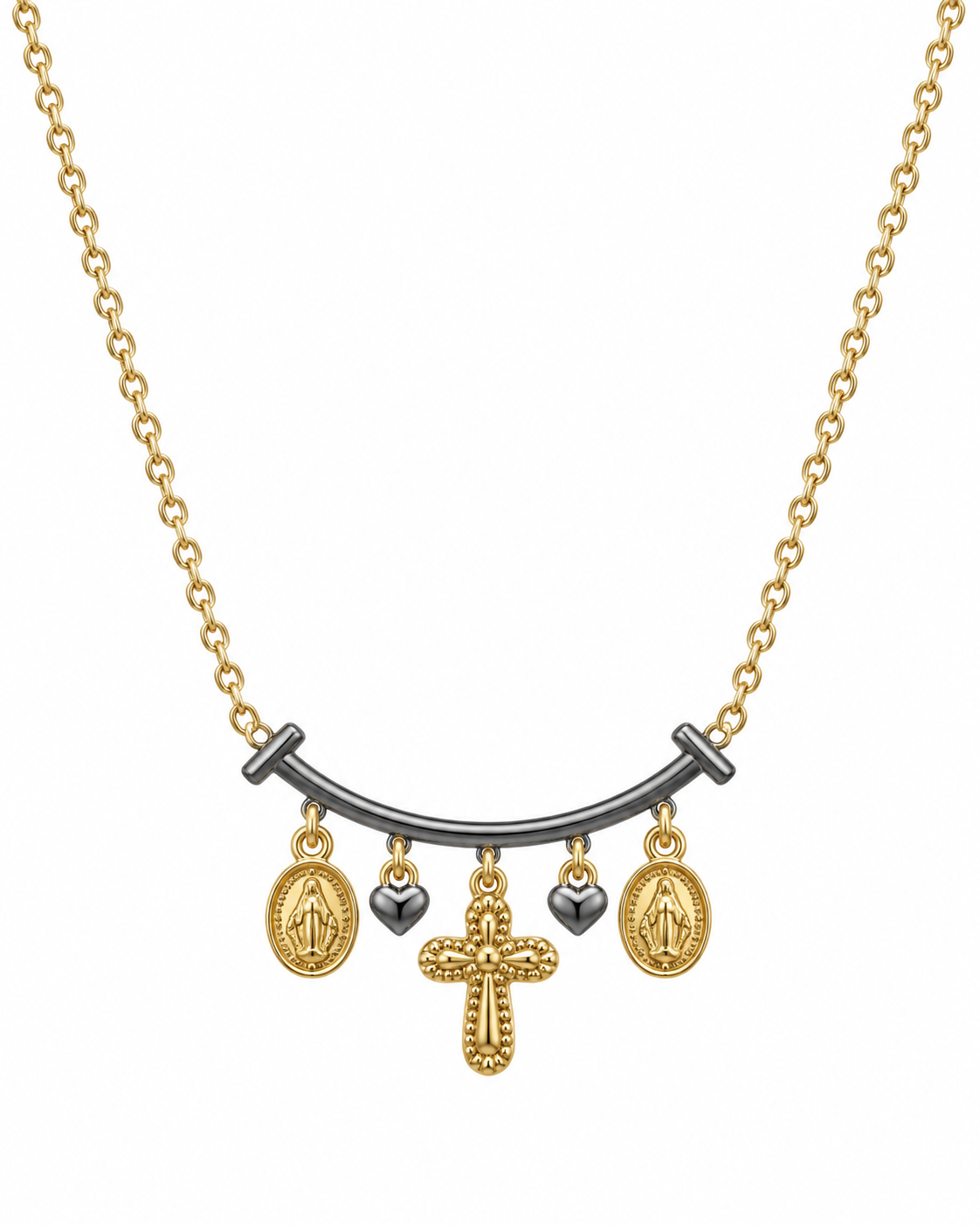 Sacred Mix Charm Choker Necklace