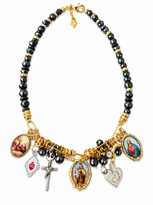 Sacred Treasures Luxe Charm Necklace