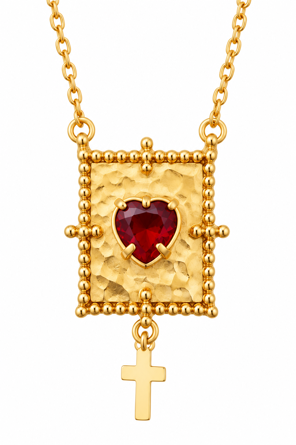 Sacred Heart Detente Necklace