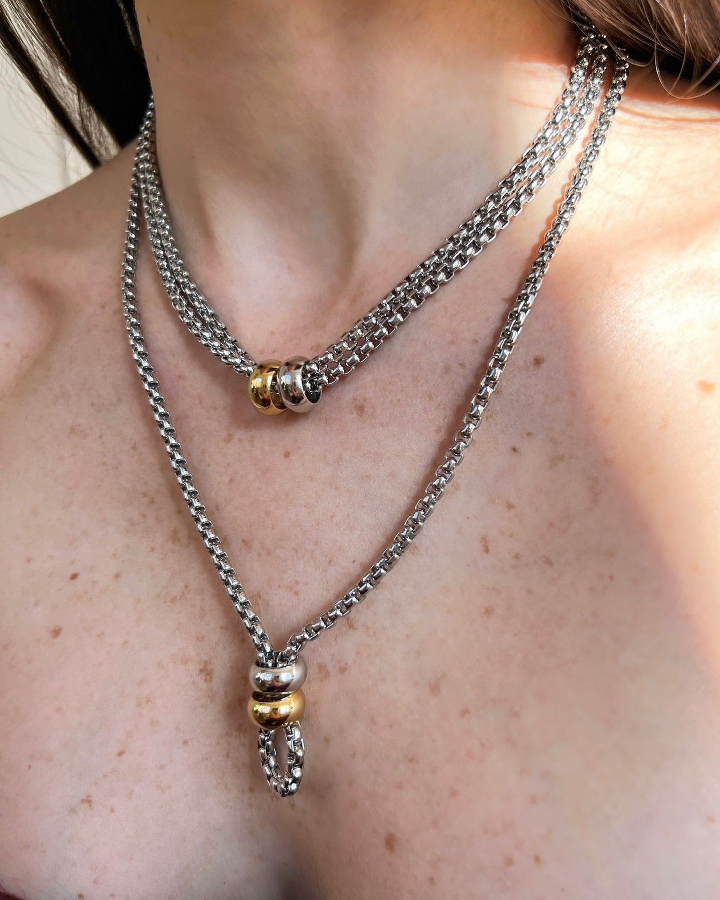 Dual Harmony Necklace Set