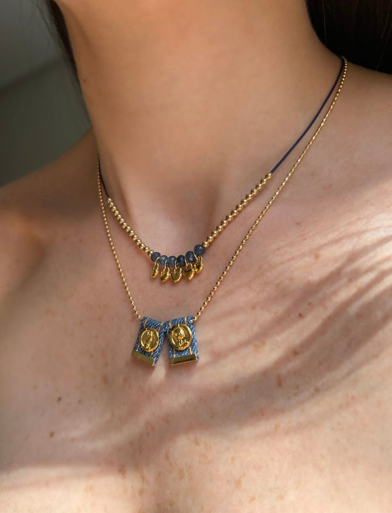 Our Lady of Guadalupe Denim Scapular