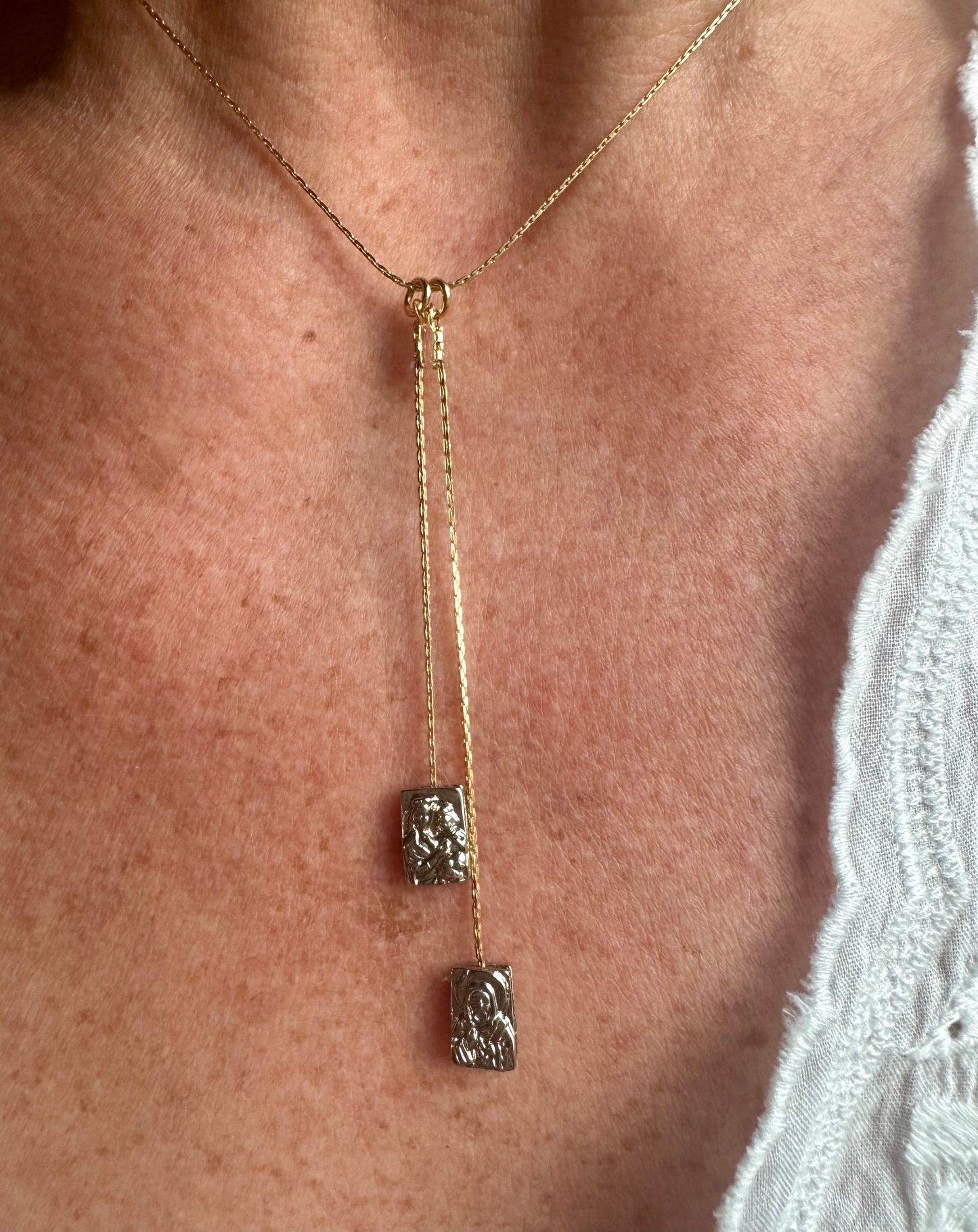 Lariat Lady of Mount Carmel & Sacred Heart Scapular